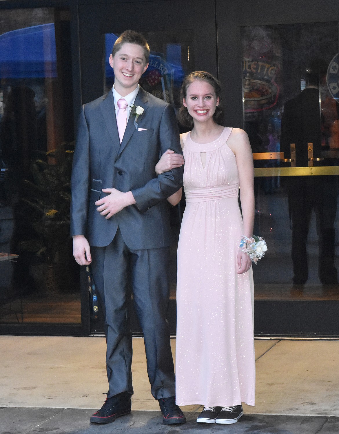 Whitefish high school students participated in the Grand March Saturday at the O'Shaughnessy Center.