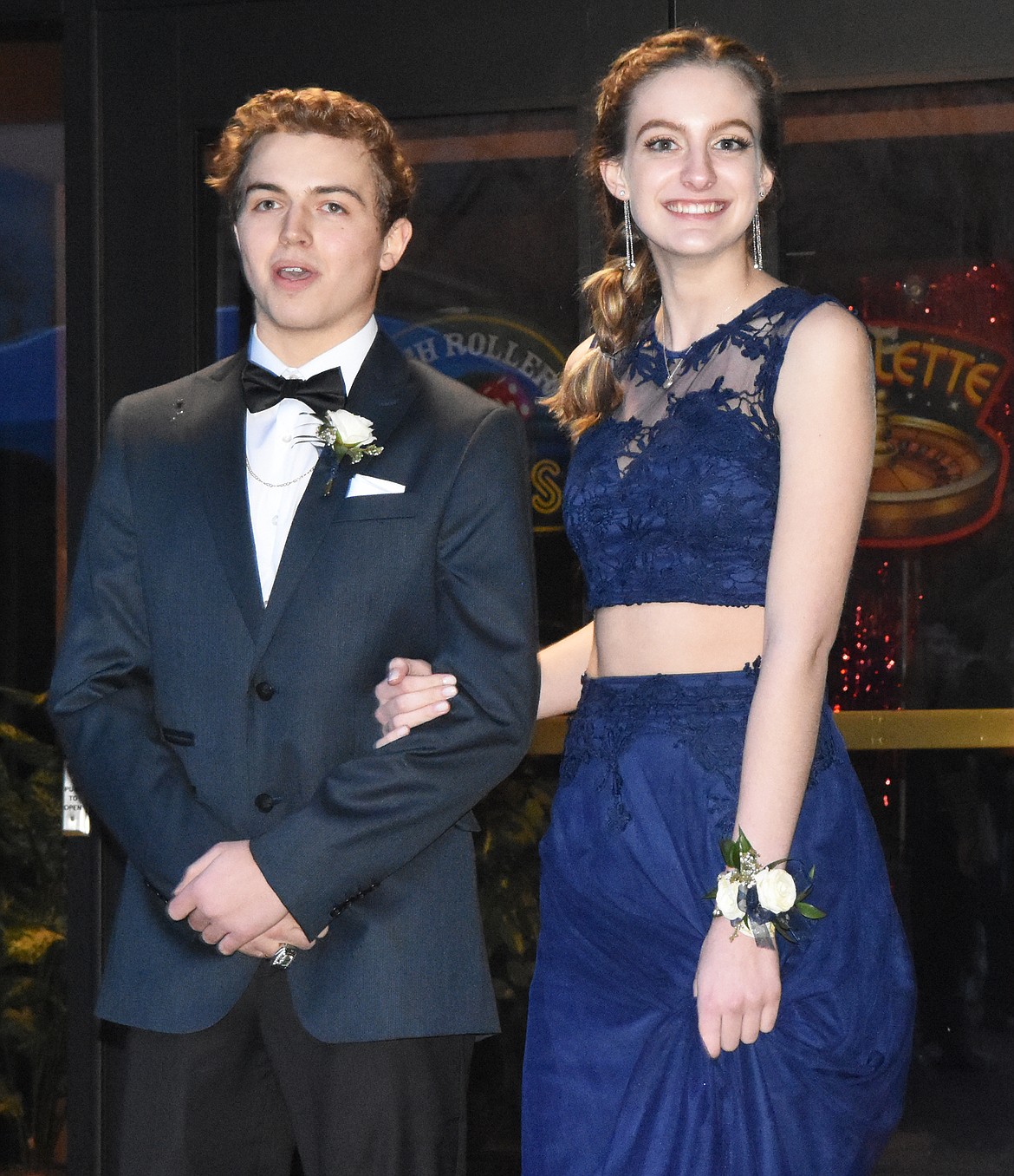 Whitefish High School students participated in the Prom Grand March Saturday at the O'Shaughnessy Center.