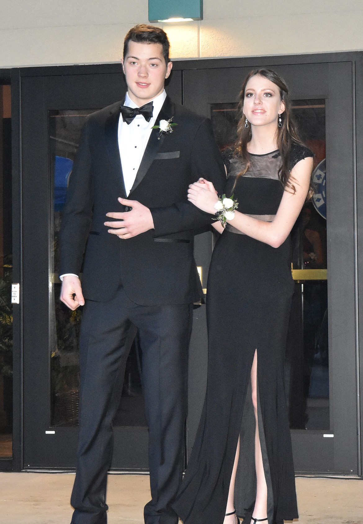 Whitefish high school students participated in the Grand March Saturday at the O'Shaughnessy Center.