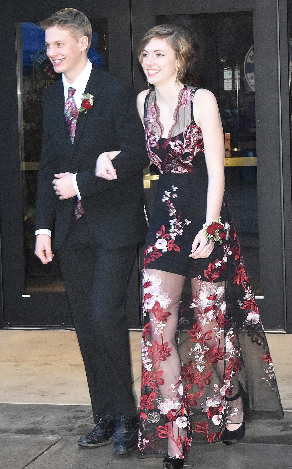 Whitefish high school students participated in the Grand March Saturday at the O'Shaughnessy Center.