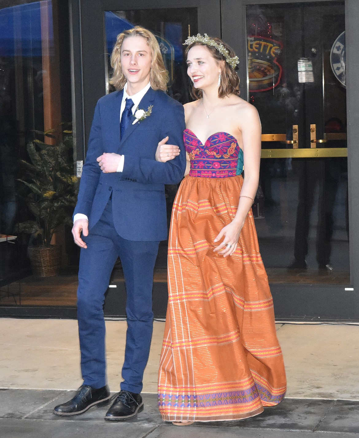 Whitefish high school students participated in the Grand March Saturday at the O'Shaughnessy Center.