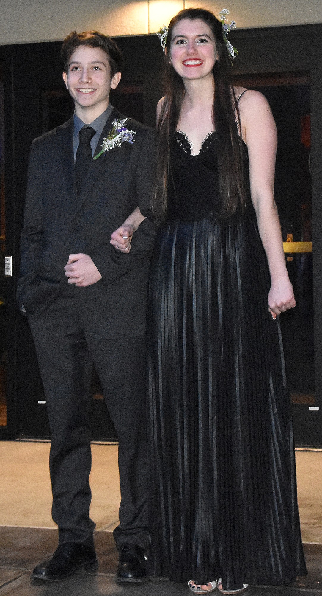 Whitefish High School students participated in the Prom Grand March Saturday at the O'Shaughnessy Center.