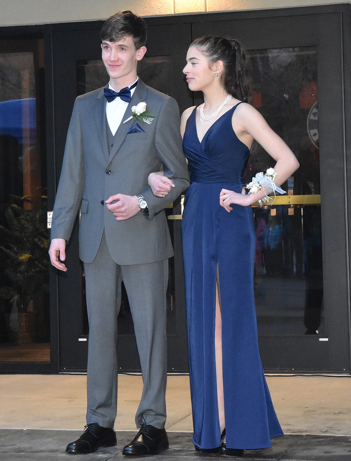 Whitefish high school students participated in the Grand March Saturday at the O'Shaughnessy Center.