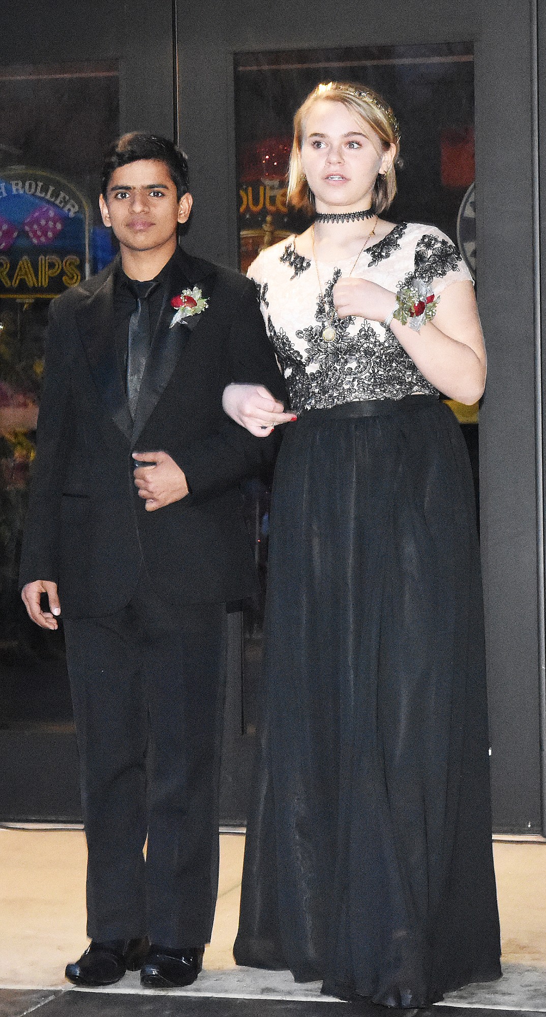 Whitefish High School students participated in the Prom Grand March Saturday at the O'Shaughnessy Center.