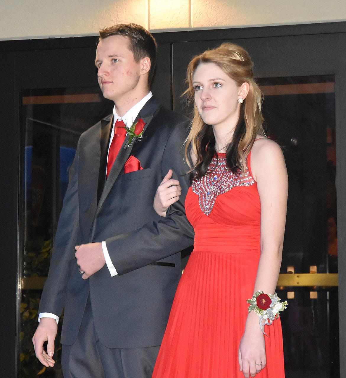 Whitefish High School students participated in the Prom Grand March Saturday at the O'Shaughnessy Center.