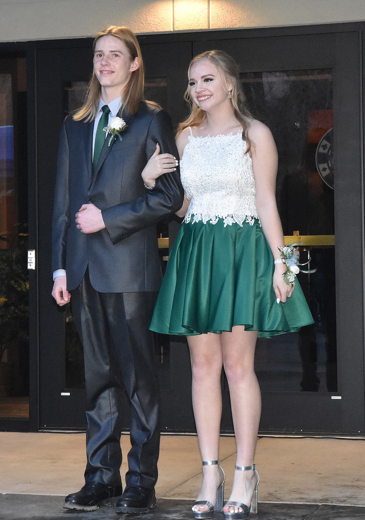 Whitefish High School students participated in the Prom Grand March Saturday at the O'Shaughnessy Center.