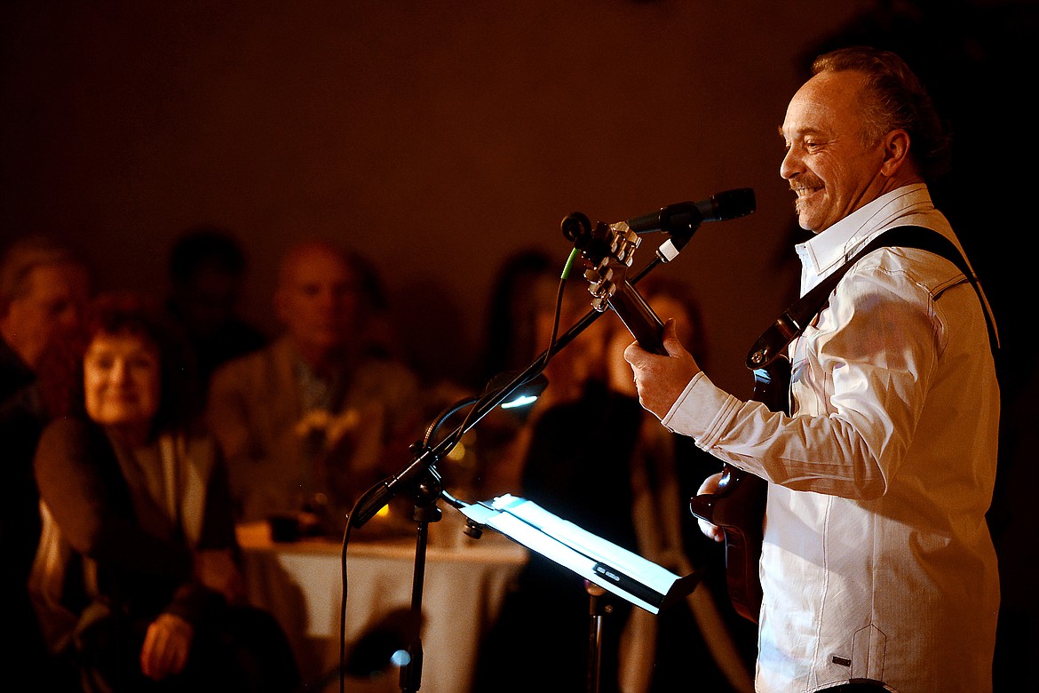 John Zoltek heads up Jazz Night with the Maestro, an evening of music and dancing at the Alpine Ballroom in Kalispell.(Brenda Ahearn/Daily Inter Lake)