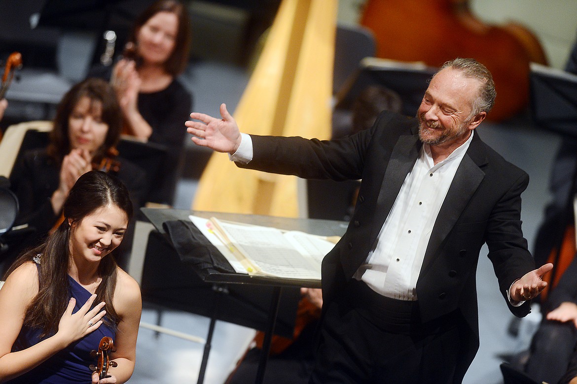 Maestro Zoltek on stage at &#147;Spellbound&#148; in 2014.