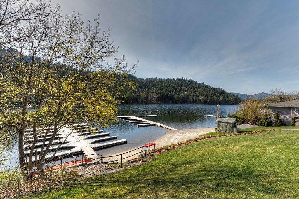 Photo courtesy of SUSIE ROOPE/Century 21 Beutler &amp; Associates
The beach and dock area at Twin Lakes Village, just minutes north of Rathdrum.