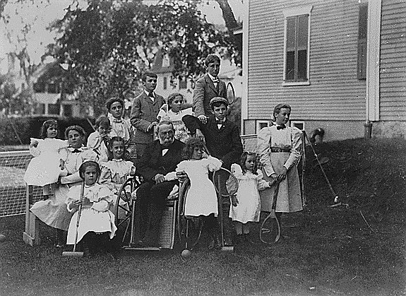 GOOGLE IMAGES
Captain Warren Delano, Jr. surrounded by family was FDR&#146;s grandfather.