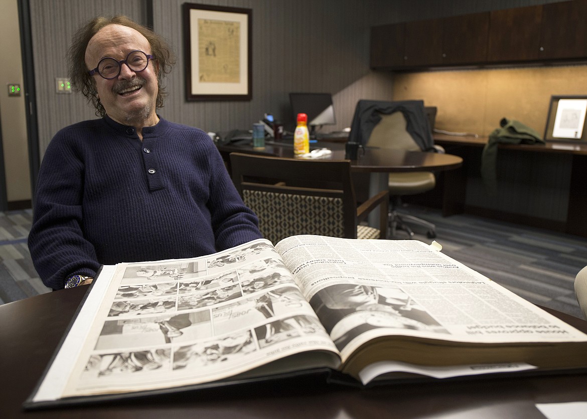 LISA JAMES/Press
Dennis Wheeler reminisces as he looks over newspapers from 1987 covering the creation of Jobs Plus, which Wheeler helped to create.