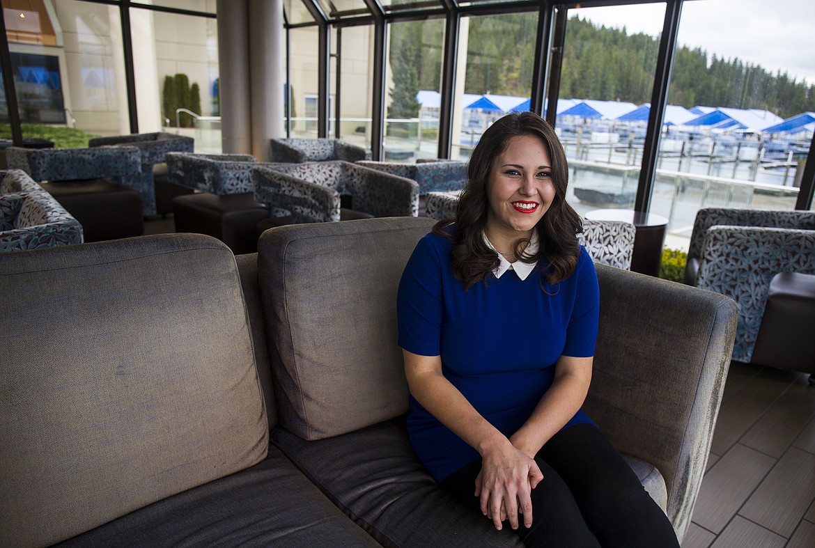 LOREN BENOIT/Press
Natalie Jablonski poses for a portrait at Whispers Tuesday afternoon. The Coeur d&#146;Alene Charter Academy senior will take her passion for finding cures to Paris, where she will study genetics at Pierre and Marie Curie University this fall.