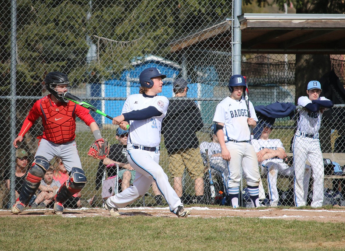 &#151;Photo by MANDI BATEMAN
Pacen Pluid batting during last week&#146;s home game.