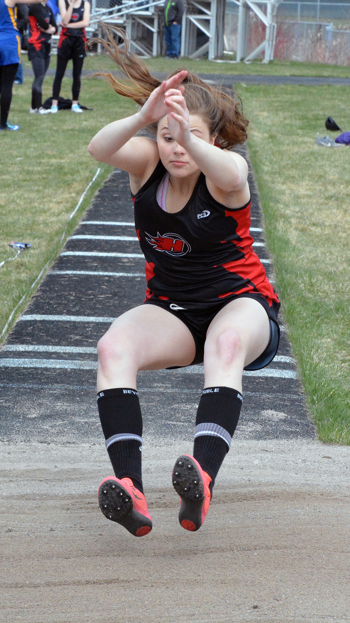 Hot Springs was one of the teams in action at the Ronan Track Meet this weekend. (Jason Blasco/Clark Fork Valley Press)