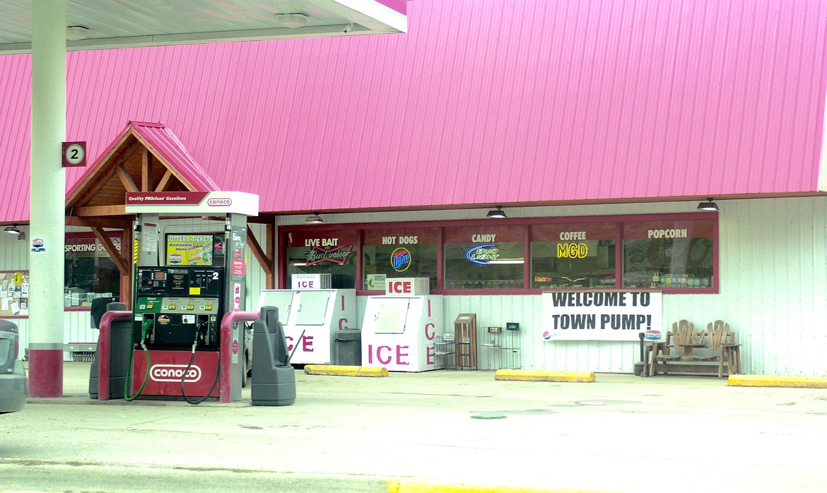 The second Town Pump location in Plains. There will be a new building to the southeast of this location within the next year and this building will be tore down.