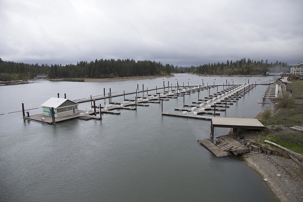 LISA JAMES/Press
The Post Falls Landing marina, a 142-slip marina that has sat idle for four years, will reopen for the 2017 boating season under the name River's Edge Marina. More waterfront condominiums are planned near the marina.