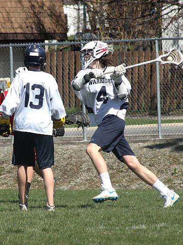 &#151;Photo by Genoah Rice
Travis Baird makes a goal during the second quarter.