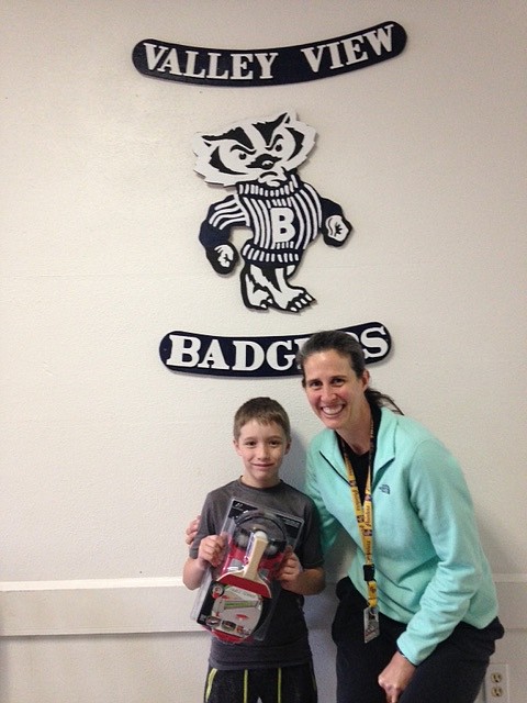 &#151; Courtesy photo 
Each month Mrs. Petesch does the Family Fitness Challenge which encourages families to be active together.  This month&#146;s winner is Riley Beggerly, and he received a new ping pong paddle set. Congratulations Riley! If there are any questions regarding Family Fitness Challenge please don&#146;t hesitate to contact Mrs. Petesch at school. Mrs. Petesch would also like to highlight Noah Ratcliff for being the top money collector for the annual Jump Rope for Heart event. Great job Noah!