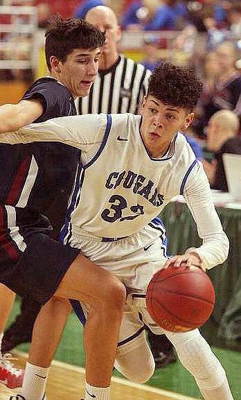 Rodney Harwood/Columbia Basin HeraldWarden senior JR Delgado, pictured at the 1A state tournament, is headed to Communigy Colleges of Spokane to play basketball next fall.