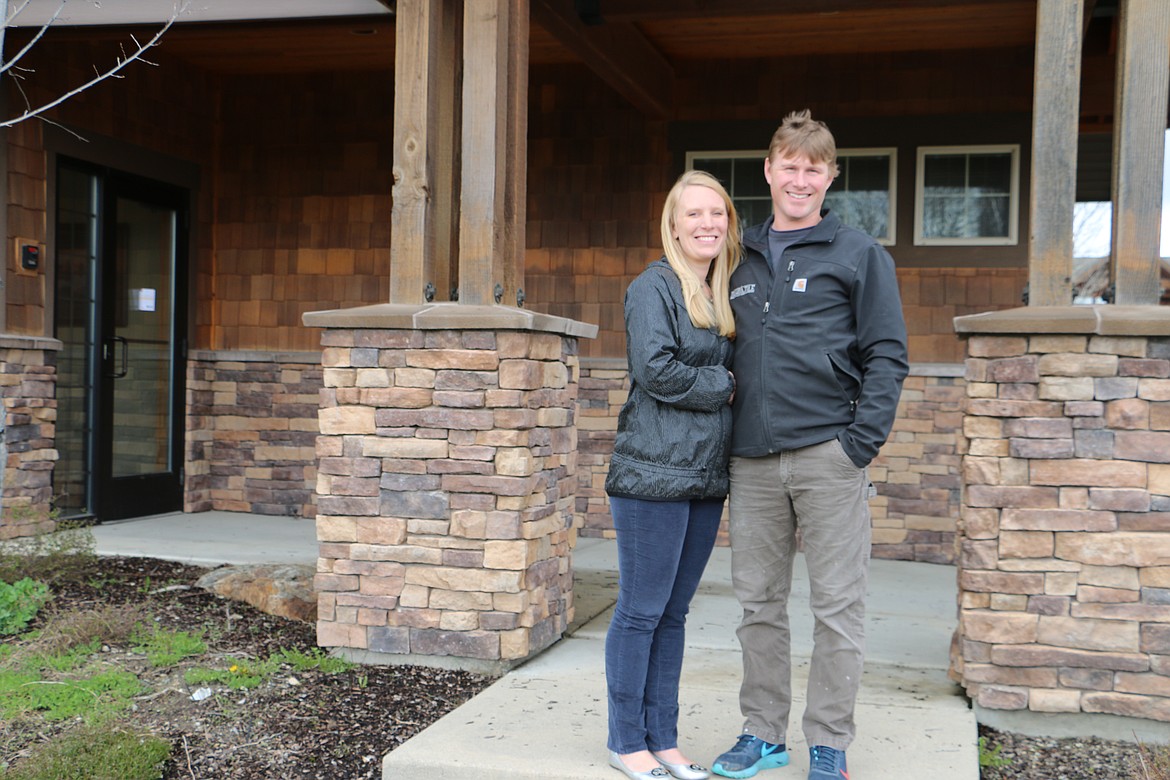 (Photo by MARY MALONE)
Amanda Caswell-Burt is getting ready to open Sandpoint Kids Dentistry on May 15 and her husband, Josh Burt, is a co-owner of Idaho Tile in Sandpoint.