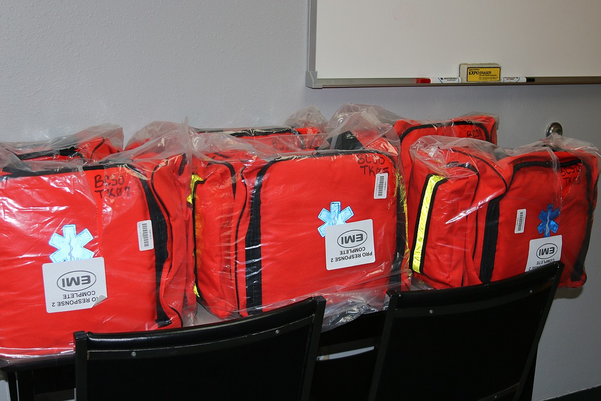 Photo by Mandi Bateman
New Trauma Kits for the patrol cars.