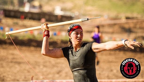 Courtesy photo
Former North Idaho College softball player Alyssa Hawley competes in the Spartan U.S. Championship series race on April 22 in Snohomish, Wash.