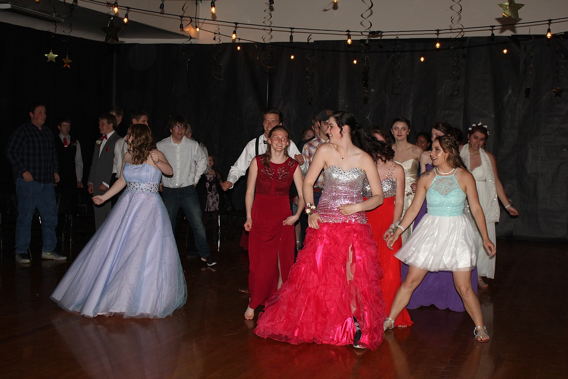 Students danced the night away during Alberton&#146;s prom on Saturday night.