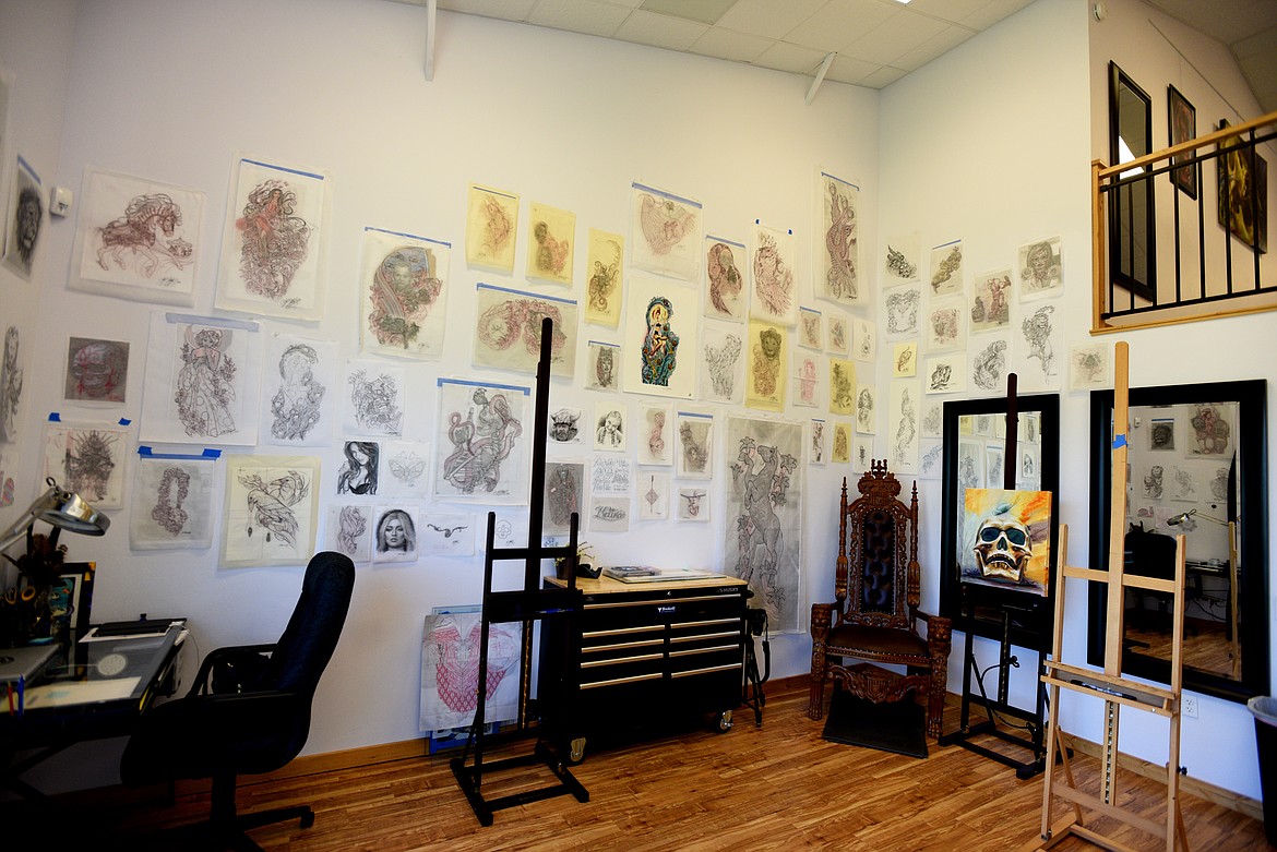 THE DRAWING room at Bertelsen Art and Tattoo. (Aaric Bryan/This Week in the Flathead)