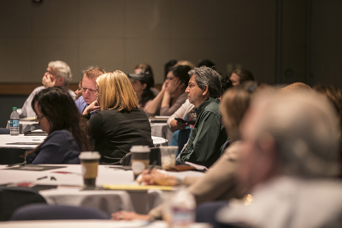 Rosalie Black/Columbia Basin Herald
DigiMark Summit 2.0 attendees learning about digital marketing.