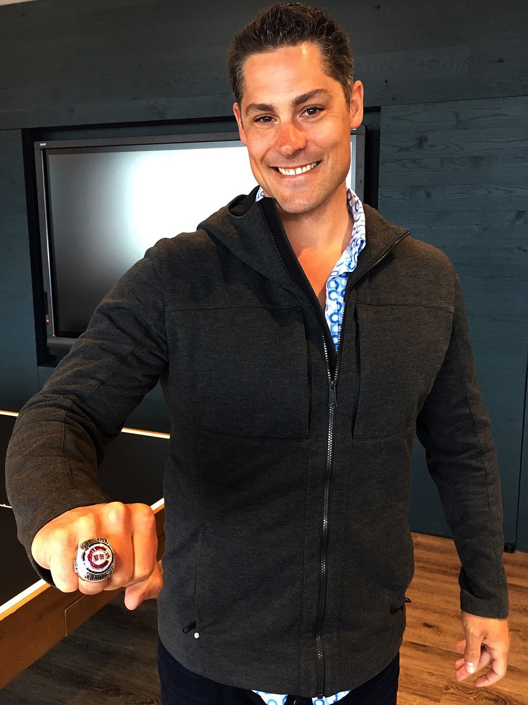 Courtesy photo
Moses Lake native Jason Cooper displays the World Series ring he earned as a part of the Chicago Cubs organization. Cooper was a part of the 1999 Major League Draft that included three Moses Lake Chiefs.