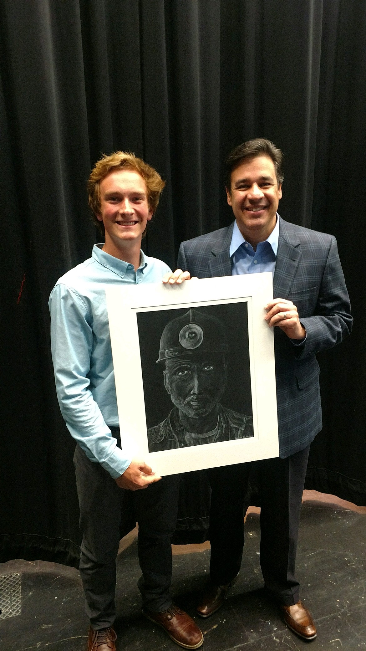 Courtesy photo
Coeur d'Alene High junior Connor McMurray had his drawing  &quot;Coeur d' Le Mineur&quot; selected as 2017 Congressional Art Competition by Idaho congressman Raul Labrador. It will be displayed at the U.S. Capital from June 2017 to June 2018.