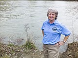 She heads up the volunteers that help Glacier Park