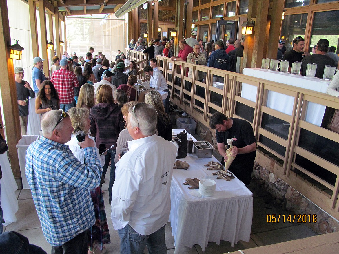 GUESTS ARE tightly packed at last year&#146;s Distillers Fest, part of Feast Whitefish. (Courtesy photo)