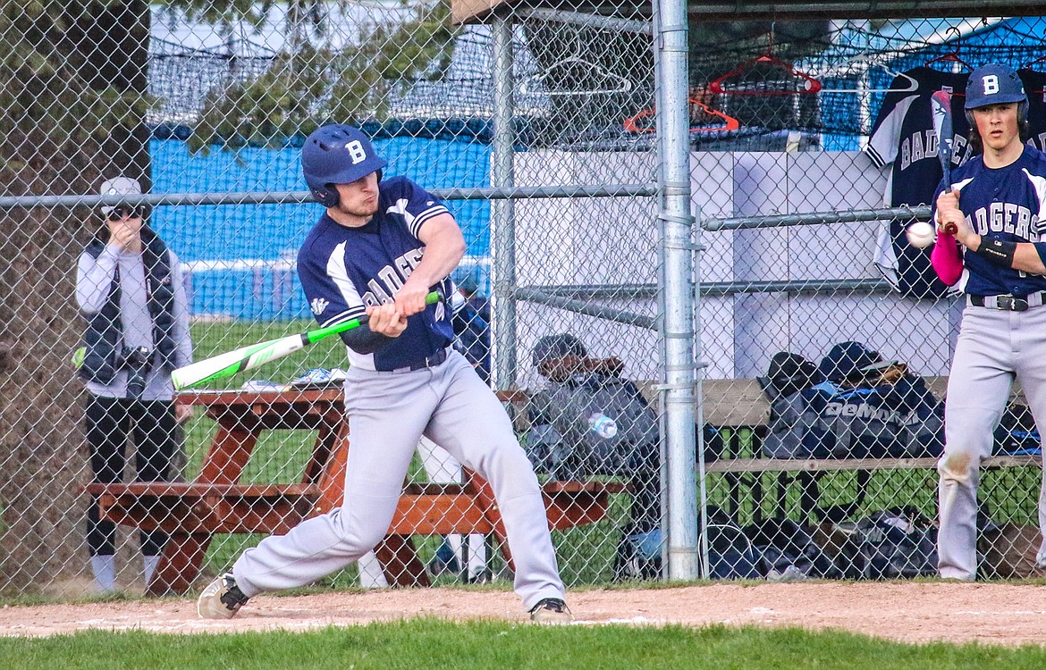 Photo by MANDI BATEMAN
Nick Sabin at bat.