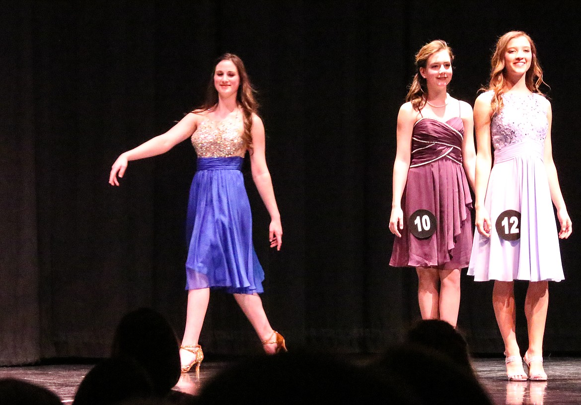 Photo by MANDI BATEMAN
Hannah Sims showcases her elegance in the Self Expression part of the DYW program.