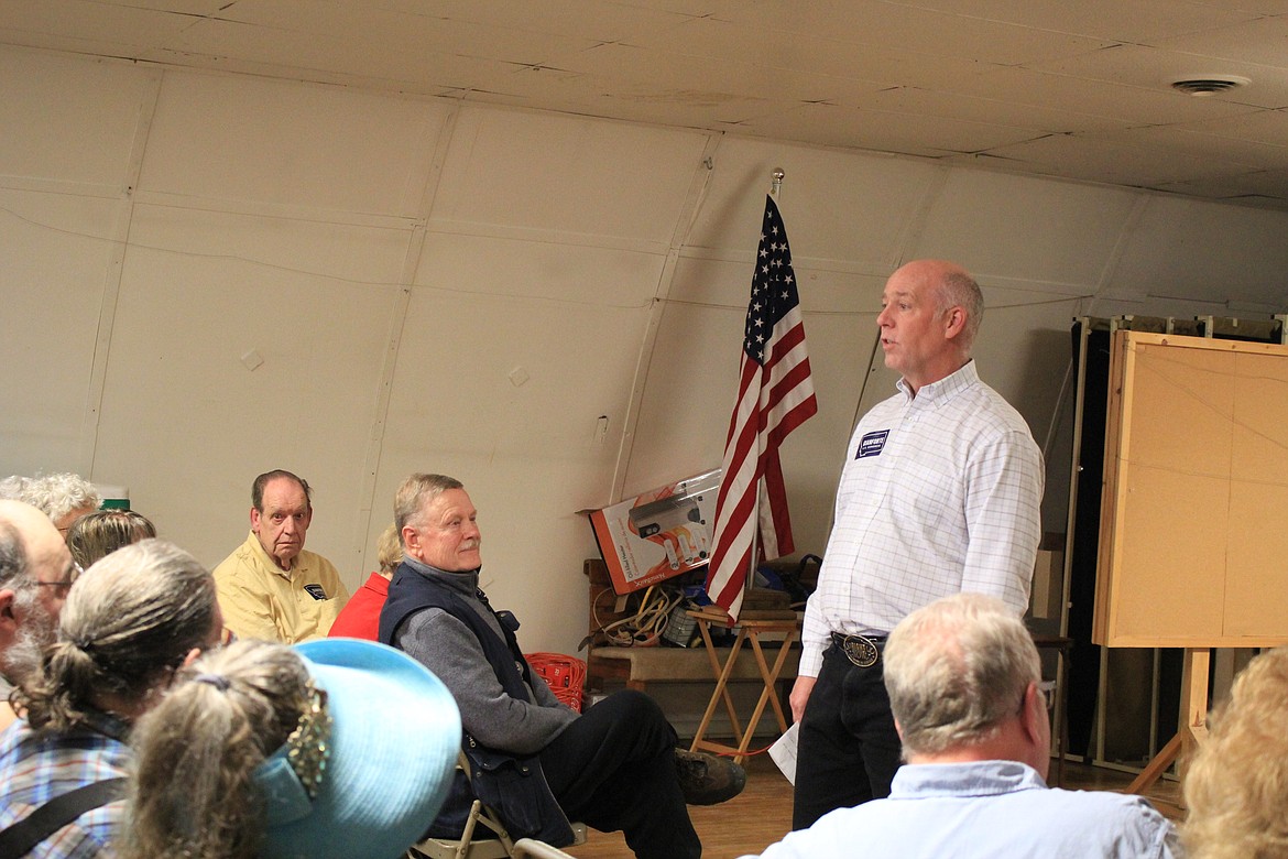 Candidate Greg Gianforte came to Superior on Friday, May 5 for a meet-and-greet hosted by the The Republican Central Committee. (Kathleen Woodford/Mineral Independent).