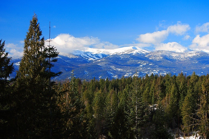 Photo courtesy of THE IDAHO CLUB
A view of Schweitzer Mountain Resort from The Idaho Club development near Sandpoint.