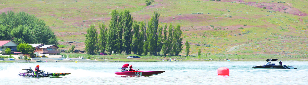 Connor Vanderweyst/Columbia Basin Herald
Action from the Soap Lake Regatta.