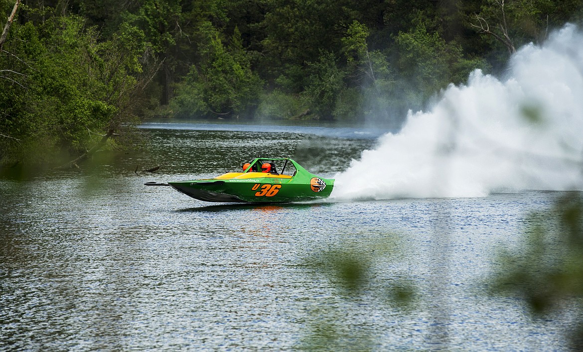 LOREN BENOIT/Press File
Racers from across the country and Canada will take to the waters on the St. Joe River at 10 a.m. on both Saturday and Sunday to compete in a stand-alone jet boat race.