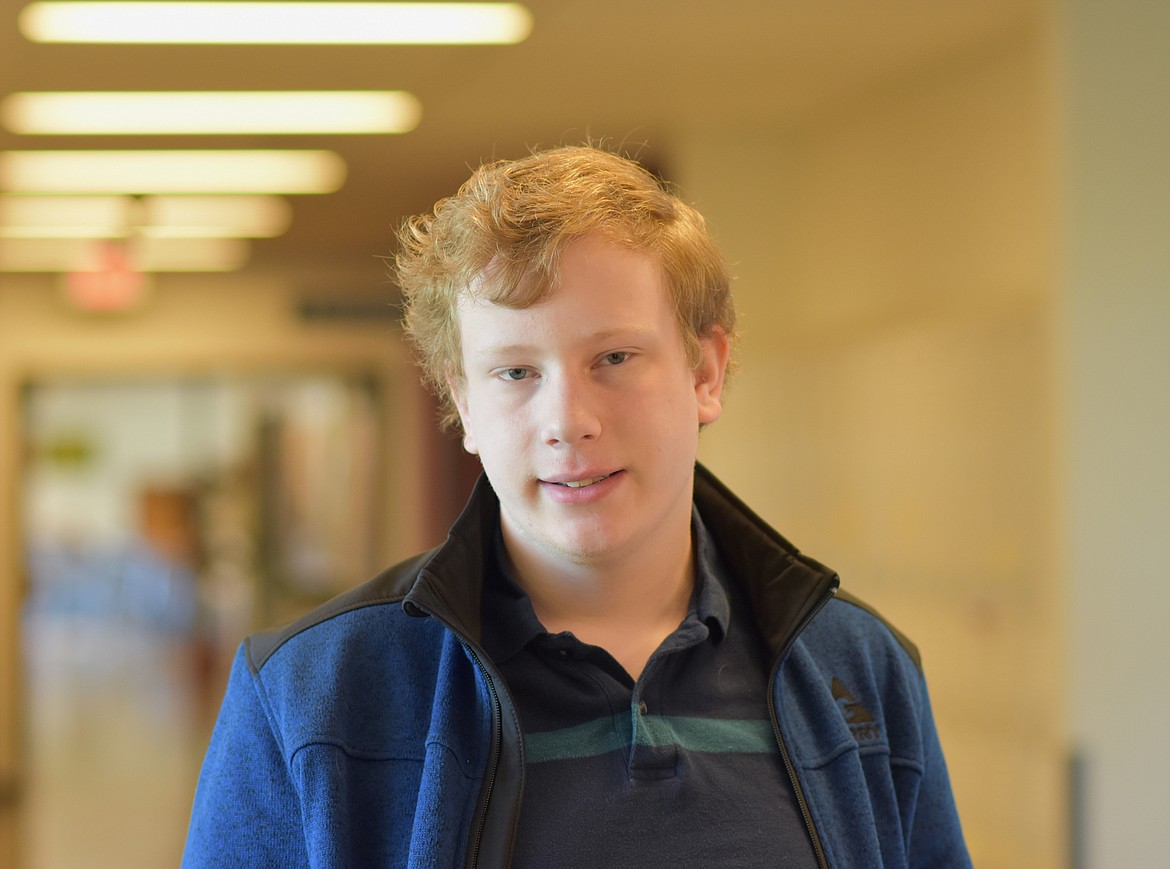 Wes Hayden worked at the Whitefish Community Center as part of the Whitefish High School student jobs program.