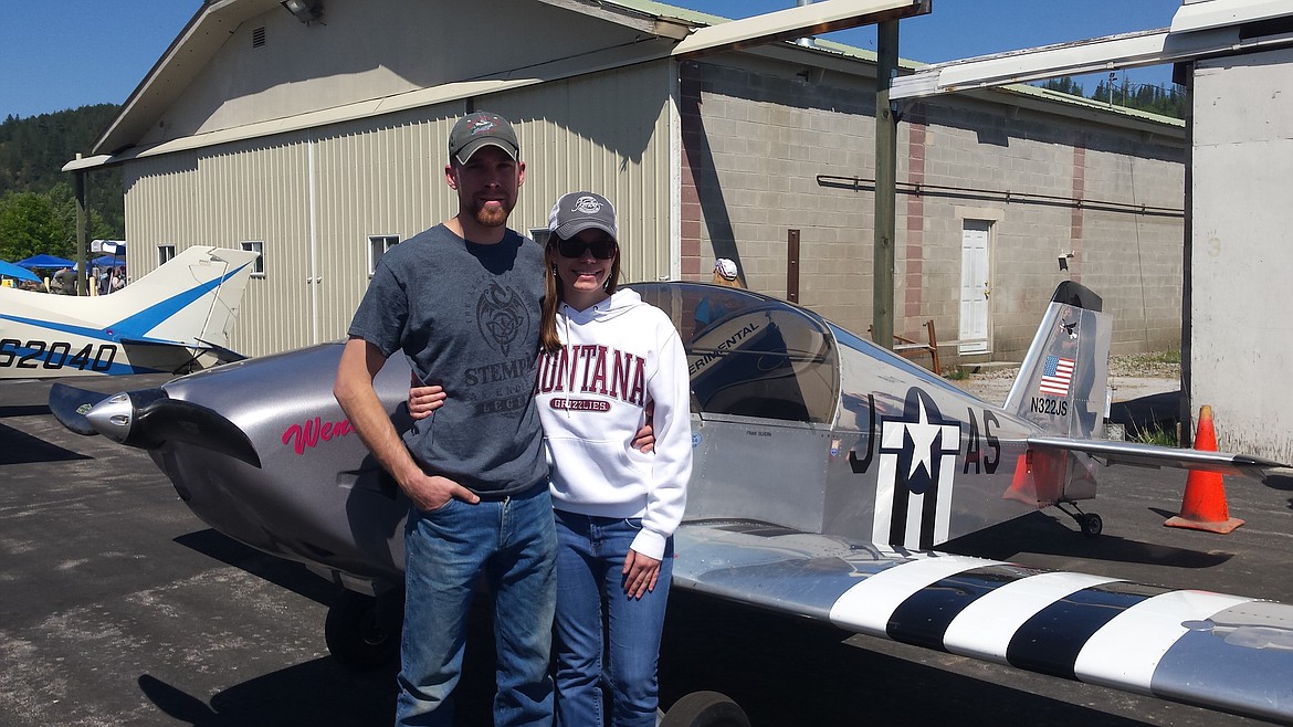 Photo by Jana Mackin
Flying the Sonex beats doing dishes for Jasper Stemple and Tiffany Starkel of Ferndale, Montana. 
The pair stopped in for some R&amp;R at the Silver Valley Fly-in/Drive-in this weekend.