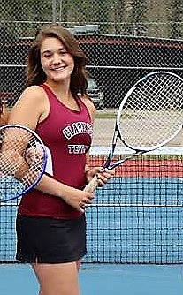 Alise Rutherford placed second in tennis divisionals earlier this month and traveled to the state meet in Missoula May 18-20. (File photo).