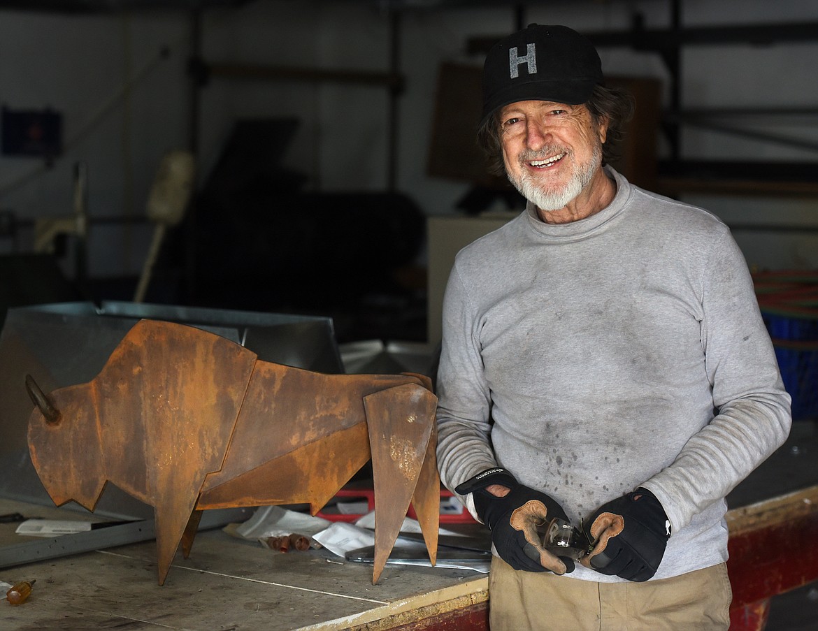 PORTRAIT OF Spanish artist Manel &Agrave;lvarez on Wednesday, May 24, in Kalispell. (Brenda Ahearn/Daily Inter Lake)