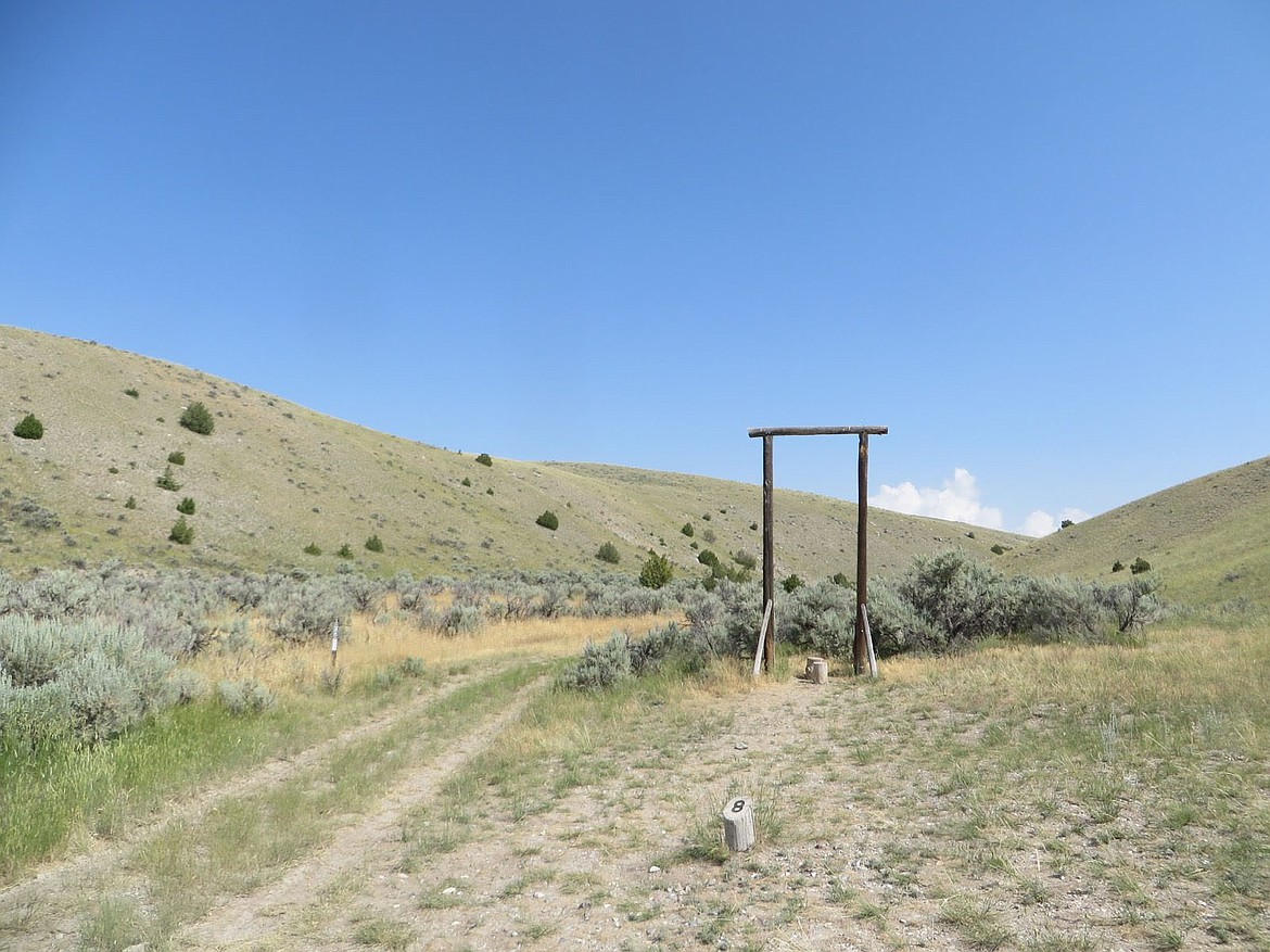 TED&#146;S TREK
Gallows in Bannack, Mont., built by Sheriff Henry Plummer, and where he was hanged on Jan. 10, 1864, still exists after more than 150 years.