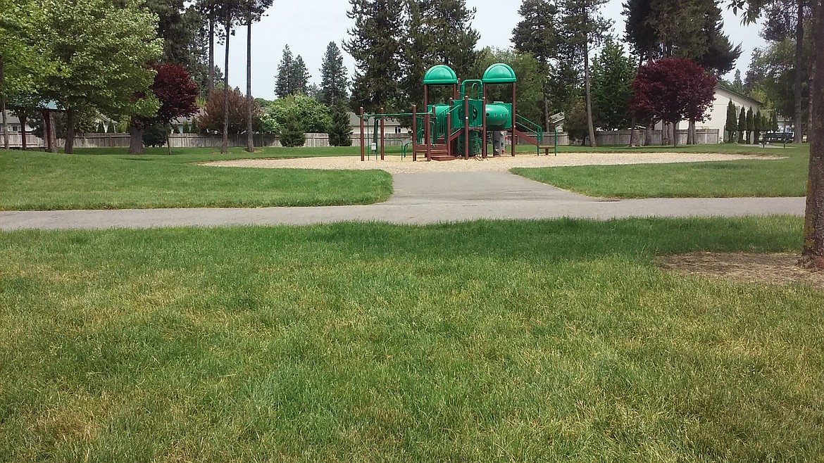 Photo by TYLER WILSON
The playground area at North Pines Park.