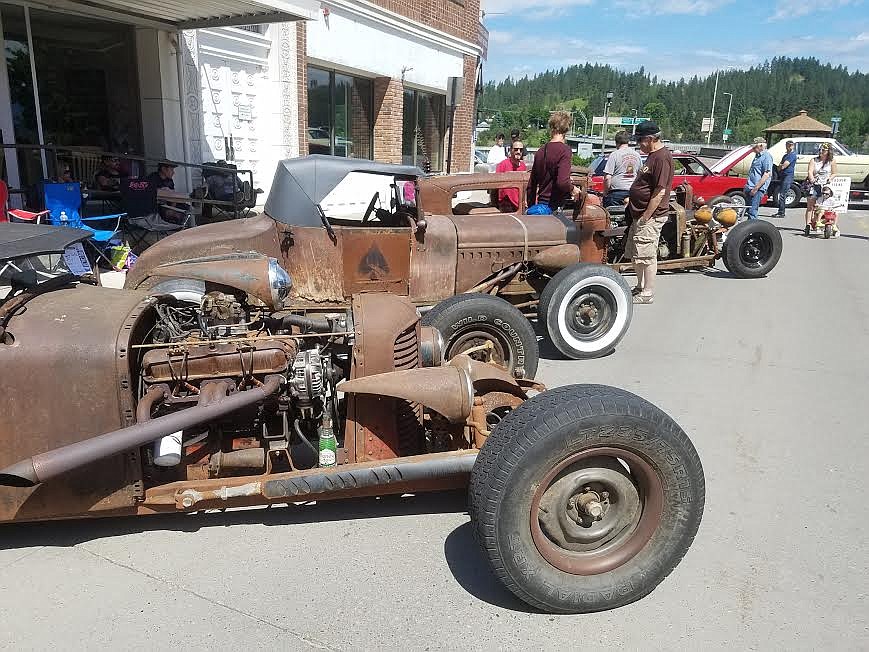 Photo by Tanna Larsen
Rat Rod: creatively themed and assembled, on display at the car show.