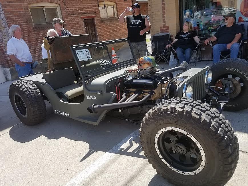 Photo by Tanna Larsen
A military themed Rat Rod owned by Eric Rouse started life as a 1946 Jeep Willys CJ2A.