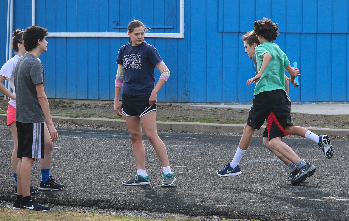 Photo by MANDI BATEMAN
Badger Track was the epitome of teamwork.