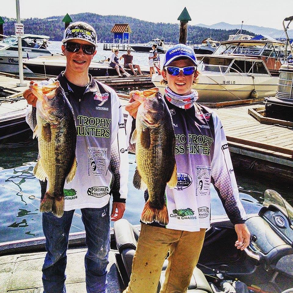 Young fishing enthusiasts Gabe Literall, left, and Bryson Mort show off their catches during the 2015 Reel Weekend sportsman outdoor expo in downtown Coeur dAlene. The event returns June 10 and 11 with fishing competitions, vendors and family activities in McEuen Park.