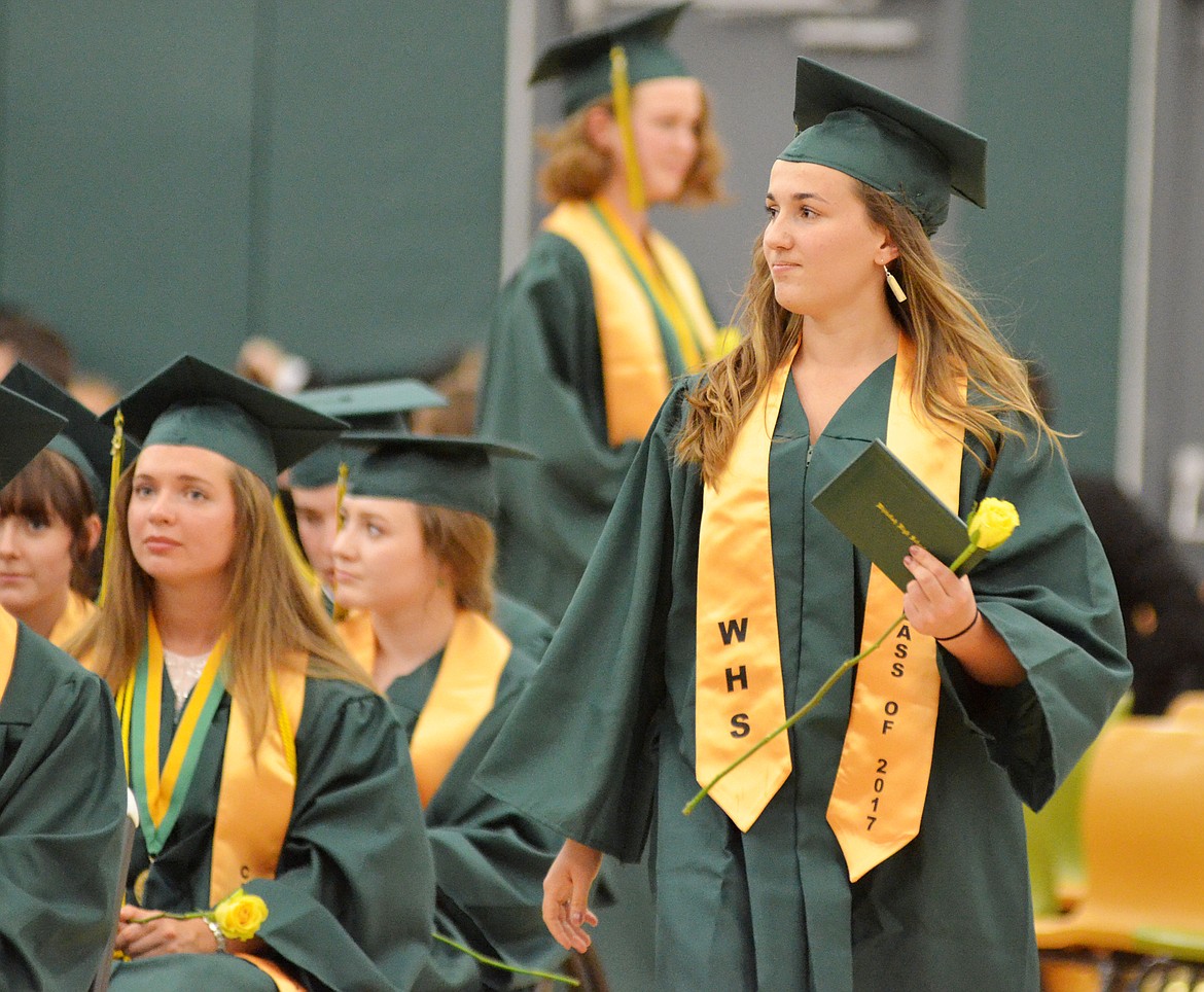 Whitefish High School graduated 115 seniors with the class of 2017 during the June 3 commencement ceremony at the high school gym. (Heidi Desch/Whitefish Pilot)